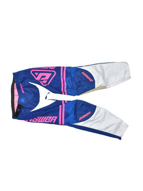 Answer Racing Arkon WMX Women's Size 6 Motocross MX Racing Pants Blue Pink
